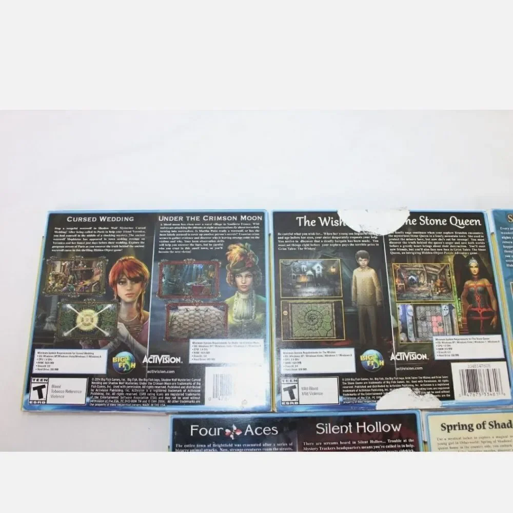 7 PC  ROMS Mysteries & Hidden Object Adventure Games• Big Fish.